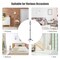 Adjustable Height Free Standing Wooden Coat Rack Tree Perfect for Any Room